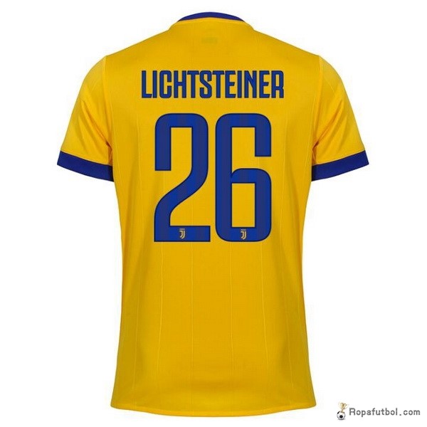 Camiseta Juventus Replica Segunda Ropa Lichtsteiner 2017/18